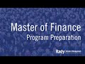 Advice for Master of Finance Students