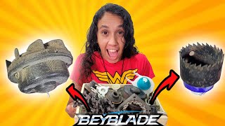 Faça Beyblades com peças aleatórias #25