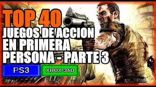 Top Mejores Juegos de ACCION EN PRIMERA PERSONA Ps3 y Xbox 360 -  PARTE 3