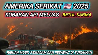 PEMADAM KEBAKARAN | MUSIBAH KEBAKARAN AMERIKA SERIKAT | SAAT PEMADAM KEBAKARAN PADAMKAN API AMERIKA