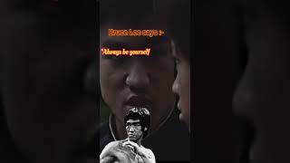 bruce lee: be yourself motivational quotes #shorts#motivational #independent#positive#thinking