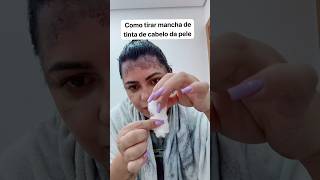 Tira tinta de cabelo da pele #dicas