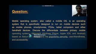 OPERATING SYSTEM PROBLEM BASED TASK 2