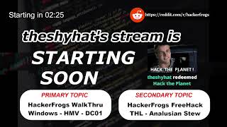 Network Pentest Basics (Priv Esc Pt 2) - Windows - HMV: DC01 - Windows - THL: Analusian Stew