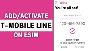 How to Add New T-Mobile eSIM Line?