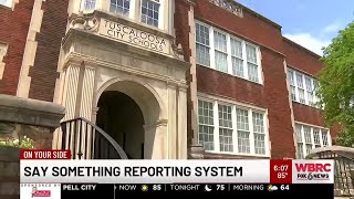 Say Something anonymous reporting system in Tuscaloosa