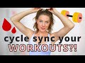 EXERCISE FOR YOUR CYCLE // how to workout with your cycle with the cycle syncing method