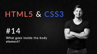 What goes inside the body element? | Introduction to HTML5 and CSS3 | HTML5 and CSS3 in 2020