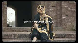 Shahiba (official music) simiran kaur Dhadli | intense  | midnight