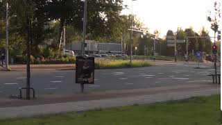 112 Regio kennemerland Politie met spoed over de Randweg in Haarlem.