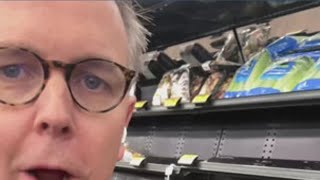 Empty store shelves ahead of Winter Storm