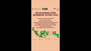 Gelar Budaya Etnis Selendang Sutera 2023 | DAY 3