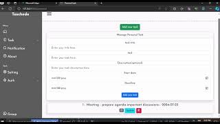 CRUD operations with python flask - Task management tool