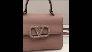 발렌티노 VALENTINO Jewel Embroidered Small V-Sling Handbag 3W2B0F53YVV_KFJ#www.rose-lux.com