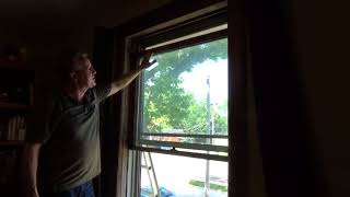 Removing an Old Sash Window