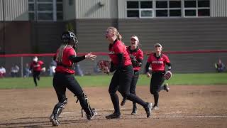 WOU Softball Highlights vs SMU, WWU in Lacey (non-conference)