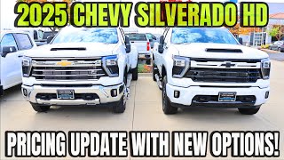 2025 Chevy Silverado 2500 \u0026 3500 Pricing: New Trail Boss And Custom Package!