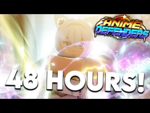 I played Anime Defenders Update 4.5 for 48 hours and became the STRONGEST!