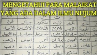 MENGETAHUI NAMA HARI, PERBINTANGAN, KHODAM,  MALAIKAT, SUMBER MAGNET&DUPA SAAT RITUAL PANGGIL KHODAM