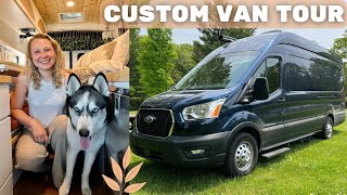 FULL TOUR of my NEW Ford Transit Camper Van! 🚐 Professional Van Conversion by Drifter Vans