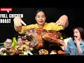 Super tasty chicken roast | Naga couple Mukbang | Northeast India Mukbang #mukbang  #chicken