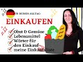 🇩🇪Einkaufen gehen: Vokabeln für deinen sicheren Einkauf! 🛒