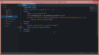 AngularJS Tutorial 3 ng model and ng bind directives