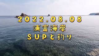 浦富海岸をSUPで行く