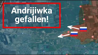 Andrijiwka gefallen! Friedensverhandlungen in Moskau? | Ukraine-Krieg Update | War-News