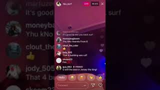 Tsu surf shows off new song #LinkInBio