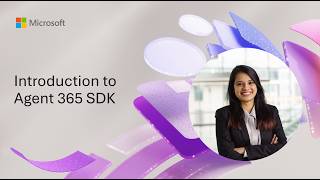 Introduction to Agent 365 SDK