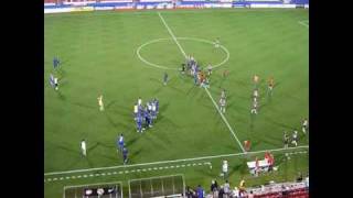 Cruzeiro celebrates their win over Chivas Dallas Cup