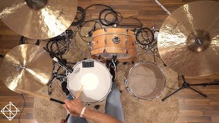 Dixon Little Roomer and Enchanted Ash Snare demo by Gregg Bissonette