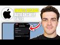 How to Enable/Disable Auto Answer Calls on iPhone (2026 Guide)