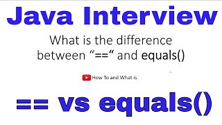 == vs equals method in java | Hindi tutorial | Java Tutorial