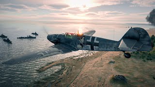 Luftwaffe on D-Day - Enlisted Plane Gameplay