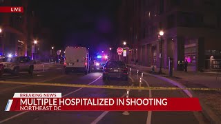 4 hospitalized in Northeast DC shooting