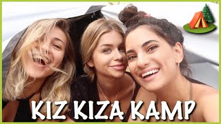 KIZ KIZA KAMP YAPTIK! 🏕 Başımıza Gelmeyen Kalmadı😅 | MELOG