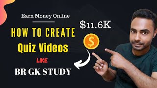 How to create Quiz videos like BR GK STUDY channel in Canva | Earn Money On YouTube By Quiz Videos