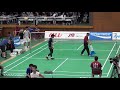 2019年ih バドミントン 男子 シングルス 準決勝 奈良岡功大 （浪岡 青森） vs 池端元哉 （熊本学園大付属 熊本）