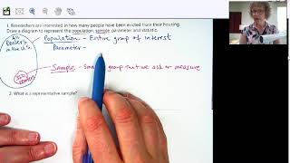 Math 105 Video 3.1a Population, Sample, Parameter, Statistic