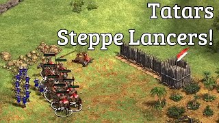 Steppe Lancers as Tatars! | vs Ethiopians | 1v1 Cenotes