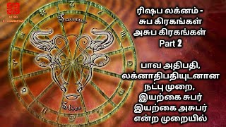 Rishaba Lagnam | Tamil | Good and Bad Planets | Benefic and Malefic Planets | Astro S Loganathan