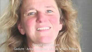 Sonnet voor Mirjam  Muziek : Frans Ehlhart  Gedicht : Anne Cazemier