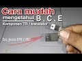 Cara menentukan kaki BCE pada Transistor | Cara mengetahui Jenis Transistor PNP dan NPN