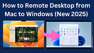 How to Remote Desktop from Mac to Windows (✅New 2025) |  Access a Windows computer from Mac