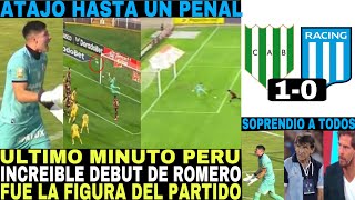 QUE GRAN DEBUT ROMERO SOPRENDIO A TODOS QUE PARTIDAZO DEL PERUANO TODOS APLAUDIERON A LA PROMESA