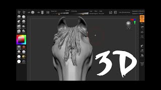 🤯Ich MODELLIERE einen PFERDEKOPF am COMPUTER🤯 (3D Speedpaint)