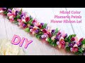 How To Make This Beautiful Purple Fuchsia Color Plumeria Petals Flower Ribbon Lei