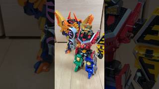 【侍戦隊シンケンジャー】ダイカイシンケンオーとイカテンクウバスターで遊んでみた#toys #スーパー戦隊 #powerrangers #megazord #rasuba #懐メロ玩具